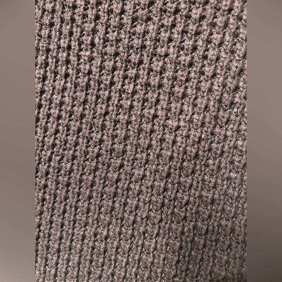 Vintage Crochet Knit Sweater Tank Brown XL - Picture 4 of 4